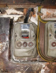 interruttore deformato dal calore