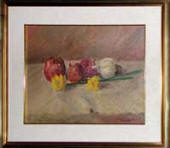 Aglio, melagrana e fiore narciso