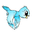 uccello blu