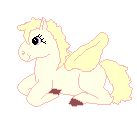 cavallino giallo alato gif