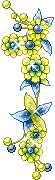 fiori giallo blu