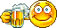 emoticons brindisi con birra