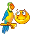 emoticons con pappagallo