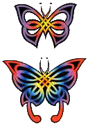 due farfalle