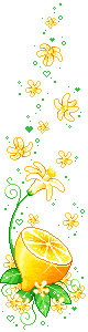 limone con fiori