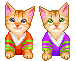 gatti con maglione
