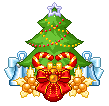 albero di Natale con pacchi regalo