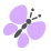 farfalla viola