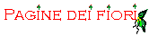  sezione del sito dedicata ai fiori con indice delle famiglie