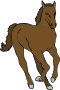 cavallo marrone gif