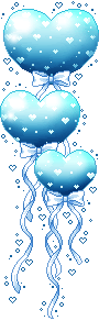 palloncini cuori blu