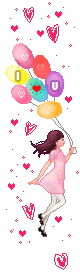 bambina con palloncini