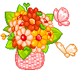 cesto di fiori