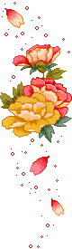 cascata di fiori