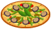 pizza verdure