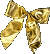fiocco dorato di natale