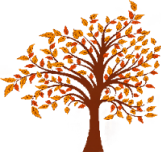 albero con foglie marroni